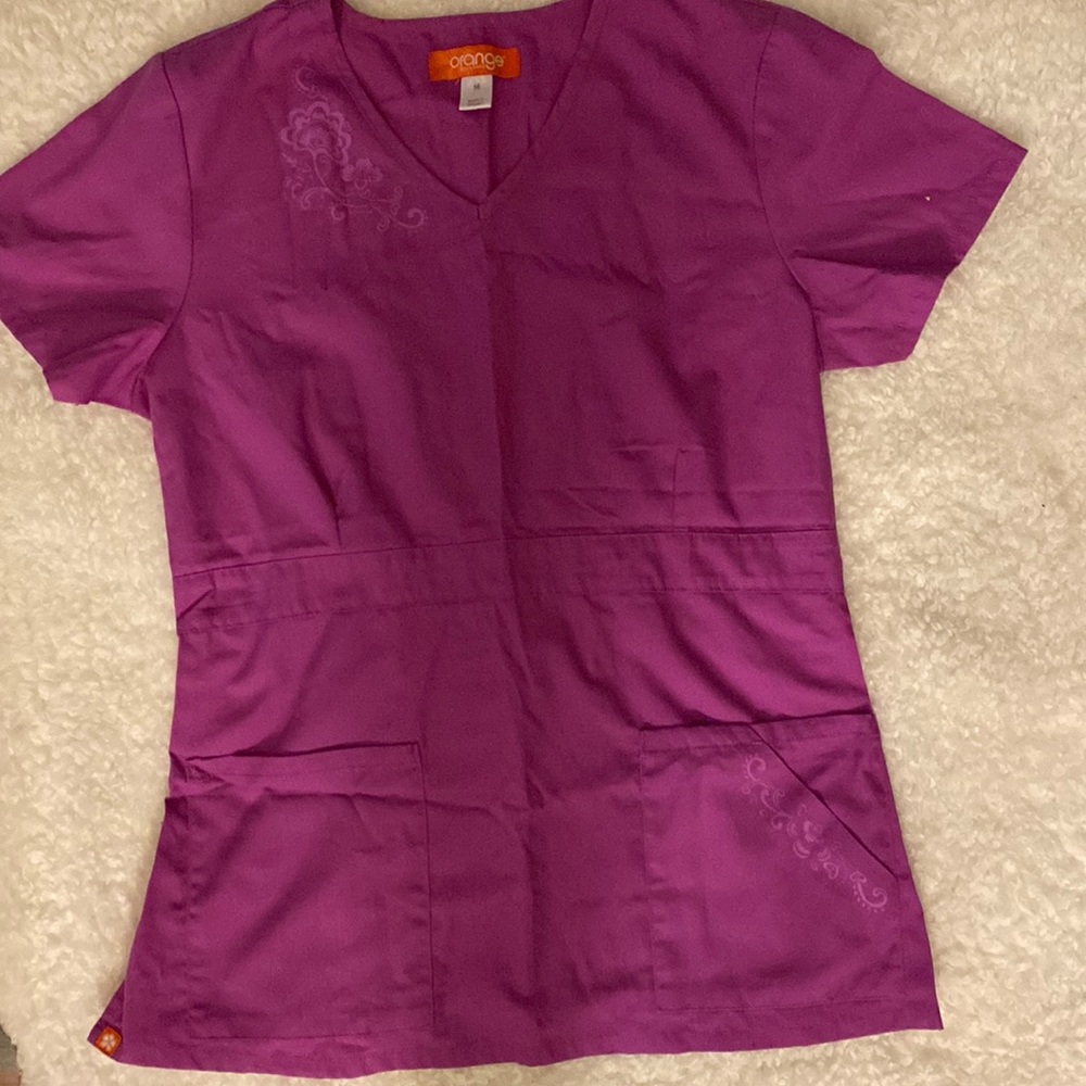 Scrub Top sz medium New